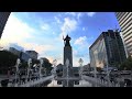 [4K] SEOUL Gwanghwamun Square Downtown Walking Tour In Front Of Gyeongbokgung Palace - 4K 60fps[UHD]