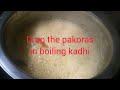 Pakora dahi kadhi/ bajji perugu charu  recipe