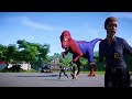 ALL RED SPIDER-MAN Battle in Jurassic World ISuperhero Dinosaur FightI