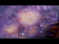 Watercolor Galaxy Painting in 5 Mins...30 Day Sketchbook Challenge Day 6