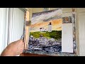 Palette Knife Oil Painting | Nubble Lighthouse Maine | Part 3