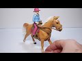 Schleich Farm World 41417 Barrel Racing With Cowgirl Unboxing