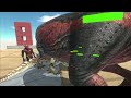 Who Can Defeat All Carnotaurus? - Animal Revolt Battle Simulator