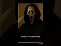 evolution of ghostface killers (1996-2023)