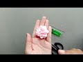 DIY: Easy Tricks Fabric Flowers Making | Fabric rose flower making | How To Make Fabric Flower