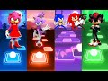Amy Hedgehog Vs Rough Vs Sonic Boom Vs Shadow Hedgehog Tiles Hop