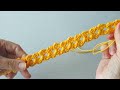 Crochet: How to Crochet a Simple Cord. Free puff stitch cord pattern tutorial.