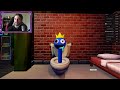 How to get SKIBIDI TOILET BLUE BADGE + MORPH in ACCURATE RAINBOW FRIENDS RP - Roblox