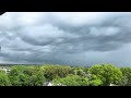 Nearby Pulse Thunderstorm & Birds Chirping | 5/5/2024