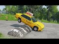 Cars vs Massive Speed Bumps - BeamNG.drive