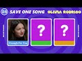 Save One Song | Olivia Rodrigo Popular Songs 🎵 | Livie Music Quiz