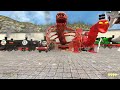 Thomas The Train Family Was Chased By Gold Choo Choo Charles in Garry's Mod
