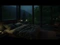 Stress-Free Nights: Serene Rain and Piano Music in a Forest Retreat 🌧️🌿 Refreshing Sleep 🎹💤