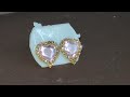 diy earring making with kundan stones stickers/Make your craft