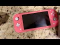 Nintendo Switch Lite pink unboxing