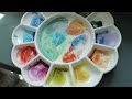 Back To Watercolors ep 2💫 Steps to making a custom watercolor palette