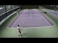 Full On court matchpractice with Tenniscoach Brüggenwerth  Wingfield #2-1pattern and matchplay