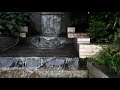 Slow motion of water fountain