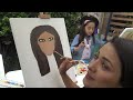 PINTAMOS NUESTROS RETRATOS 🎨/ RETO DE PINTURA!!