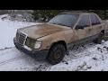 Starting Mercedes-Benz w124 300D After 12 Years + Test Drive