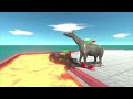 Battle Royale Over Lava Pool - Animal Revolt Battle Simulator