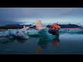 Glacier Lagoon Ambience, Relaxing Sounds for Sleep and Study in Iceland ASMR | 3 Hours