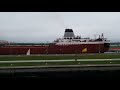 S.S./M.V. Roger Blough locking through.