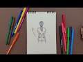 Easy girl drawing step by step / drawing for beginners