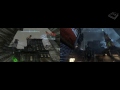 Gotham City comparison from Batman Arkham Origins and Batman Arkham City.