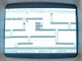 Lode Runner on the Macintosh Plus (1986) level one