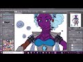 Netossa redesign idea no commentary she ra redesign clip studio speedpaint