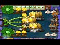 Plants vs Zombies Minigames Zombotany 2 - 1 Threepeater vs Gargantuar