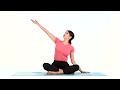 10 minute Morning Yoga Stretch | Simple Full Body Yoga Seated Stretch
