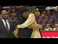 Senior Day Surprise! FSU Mom Flies From Columbia To Reunite With Braian Angola