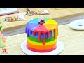 Coloful Rainbow Cake🌈Best Miniature Rainbow Cake Recipe🌞1000+ Yummy Cake