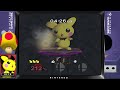 Super Smash Bros. Melee - Classic Mode Gameplay with HUGE Pichu
