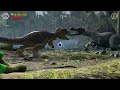 LEGO Jurassic World - All Bosses + Cutscenes