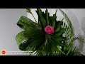 HOW TO MAKE Auspicious flowers Bouquet two layer ?