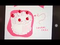 draw with me | cakes🧁🍰