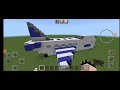 dark blue boeing 747 minecraft