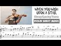 [Free Sheet] Disney Opening Theme || When You Wish Upon A Star || Violin Sheet Music