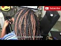 CROCHET BRAIDS ON A NET - WITH SOME ALOPECIA