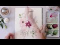 How to Paint Loose Watercolor Flowers for Beginners