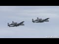 A-10 Thunderbolt II's Invade South Beach - Extreme Warthogs! 2018 MB Air Show