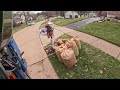 Day In The Life Of A Swing Driver Ep. 1 (Yard Waste & Trash)