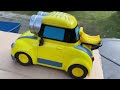 SHREDDER VS MINIONS CAR : Crunchy Despicable Me TOYS