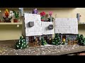 I made a hogsmeade village from cardboard x wooden block