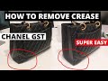 How To Remove Crease And Restore The Shape Of Your Designer Bag | Chanel grand shopping tote