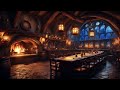 Celtic Tavern Music | Warm Fire on a Rainy Day | Medieval Ambience