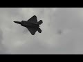 F-22 Raptor Demo St. Louis Airshow 2024